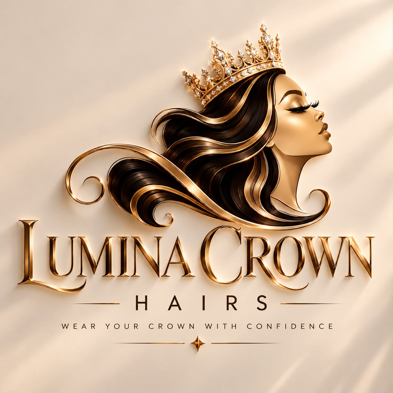 Lumina Crown Hairs logo — Wear your crown with confidence